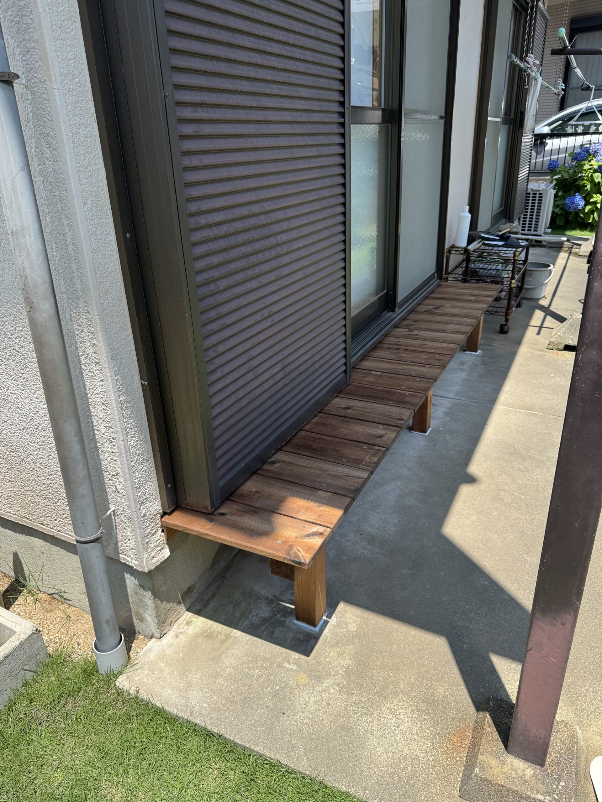 水戸市河和田町　濡れ縁解体から新規造作・完工