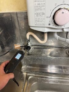 ガス漏れ、水漏れがないことを確認
