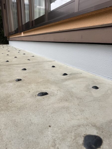 水戸市で基礎のクラック補修工事