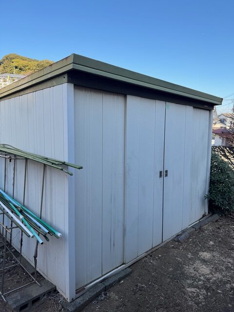 大洗町磯浜町　不要になった倉庫の解体・撤去処分を行いました