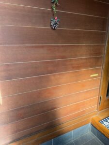 玄関手すり　施工前