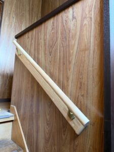 施工完了　端部は何もつけずにあえてそのままにしてあります。（お客様の希望です）