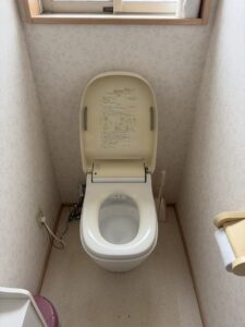 施工前 水が止まらなくなってしまったアラウーノ