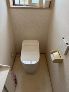 施工完了 トイレが綺麗になり不具合なく使えるようになりました