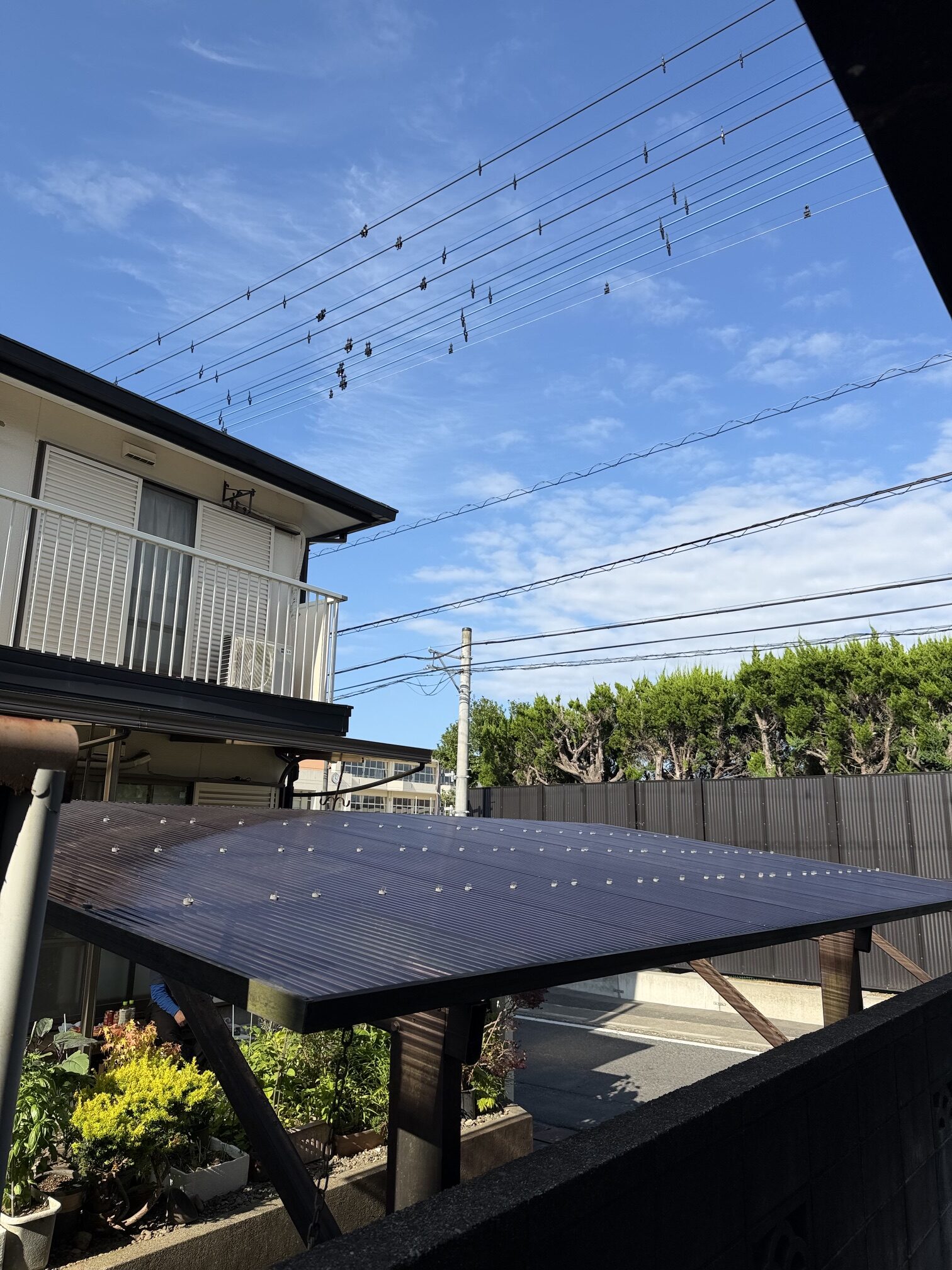 水戸市朝日町にて、カーポート波板交換工事！台風被害への迅速対応をご評価いただきました