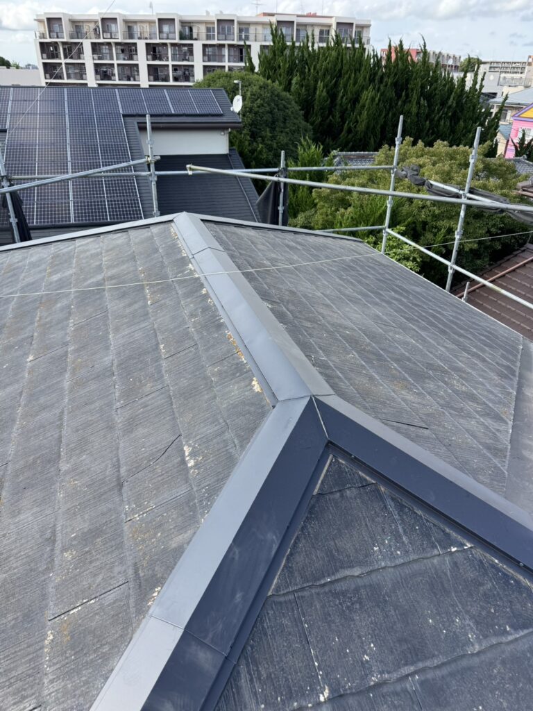 板金をすべて新しく施工いたしました。